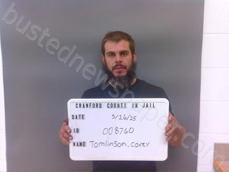 TOMLINSON, COREY DANIEL #, Crawford County, Indiana - 2025-05-26 12:43:00