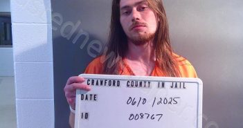 FIELDS, TREVOR | 2025-06-09 03:39:00 Crawford County, Indiana Booking