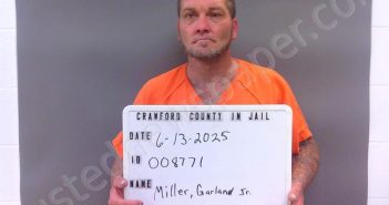 MILLER, GARLAND R, JR | 2025-06-13 22:52:00 Crawford County, Indiana Booking