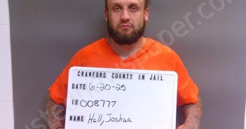 HALL, JOSHUA | 2025-06-20 02:41:00 Crawford County, Indiana Booking