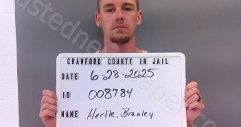 HERTLE, BRADLEY | 2025-06-28 22:51:00 Crawford County, Indiana Booking