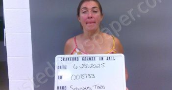 SCHNAUS, TARA | 2025-06-28 03:38:00 Crawford County, Indiana Booking