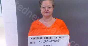 LANE, RICKIE | 2025-06-29 23:13:00 Crawford County, Indiana Booking