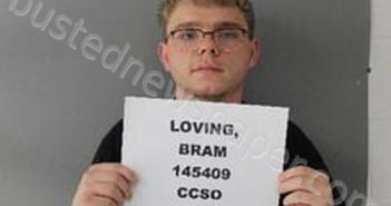 BRAM LOVING | 2025-07-01 15:41:00 Cass County, Nebraska Booking