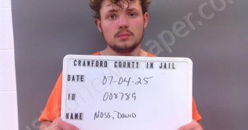 MOSS, DAVID | 2025-07-04 21:57:00 Crawford County, Indiana Booking