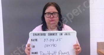 DOUTHITT, ANNA R | 2025-07-04 23:00:00 Crawford County, Indiana Booking