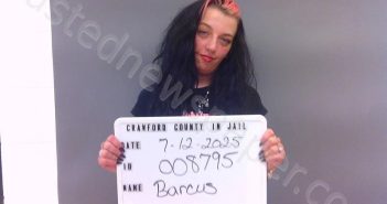 BARCUS, IVY M | 2025-07-12 01:06:00 Crawford County, Indiana Booking