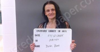 DUKE, BETH A | 2025-07-12 20:24:00 Crawford County, Indiana Booking