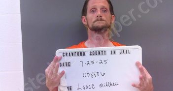 MITCHELL, LANCE | 2025-07-25 21:52:00 Crawford County, Indiana Booking