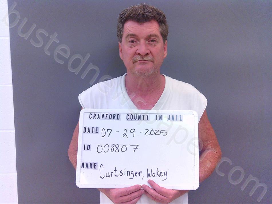 CURTSINGER, WAKEY LLOYD, JR #, Crawford County, Indiana - 2025-07-29 19:29:00