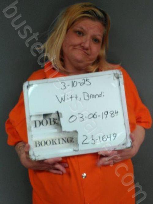 WITT, BRANDI LEE #, Sebastian County, Arkansas - 2025-08-20 17:52:00