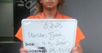 WESTER, TYSEN NICKOLAS | 2025-11-07 11:03:00 Sebastian County, Arkansas Booking