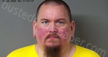 CUNNINGHAM, JUSTIN | 2026-03-26 17:30:50 Fayette County, Ohio Booking