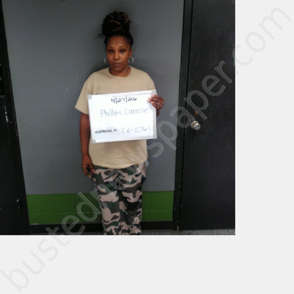 PHILLIPS, LANEISE DAWNYELL #, Sebastian County, Arkansas - 2026-04-28 11:22:00